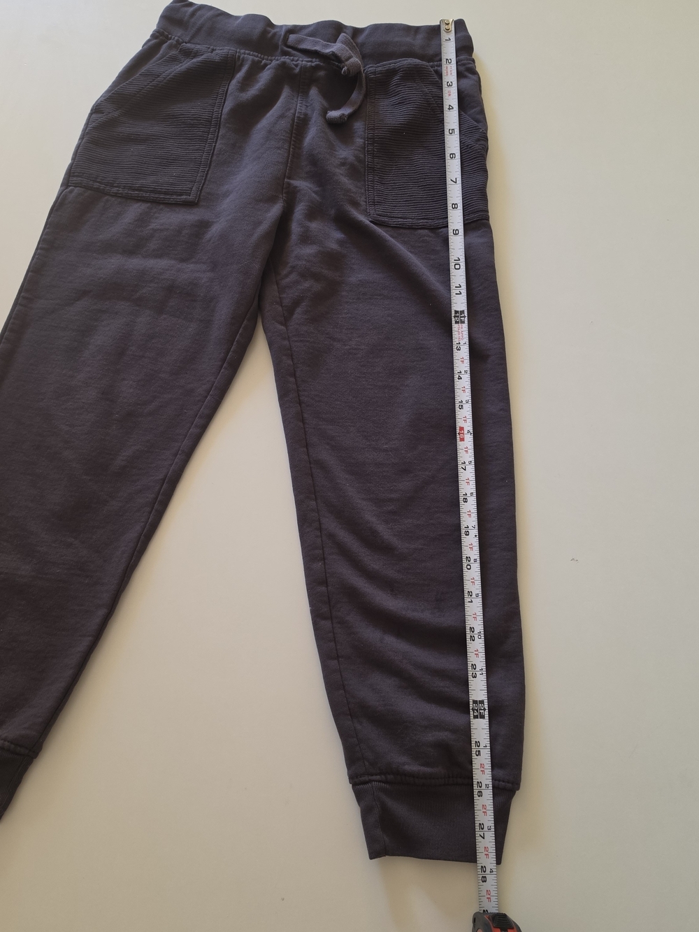 Tommy Bahama Boys Blue Fleece Jogger Pants Drawstring Elastic Waist Pockets M